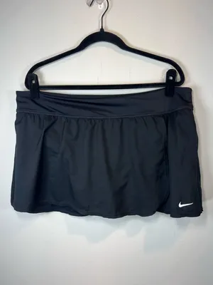 Nike Solid Element Board Skirt Skort Black Activewear Athleisure Zip Pocket XXL thumbnail 2