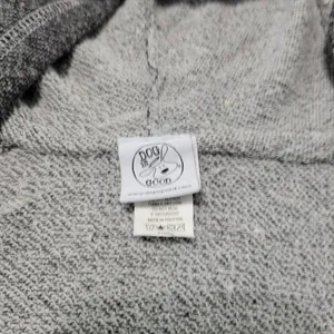 Dog Is Good Sweatshirt Size XL Women's Yoga Graphic Print Hoodie Gray With Flaw thumbnail 7