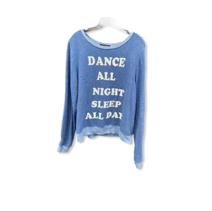 Wildfox "Dance All Night Sleep All Day" Jumper thumbnail 2