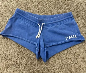 Brandy Melville blue Italia shorts thumbnail 1