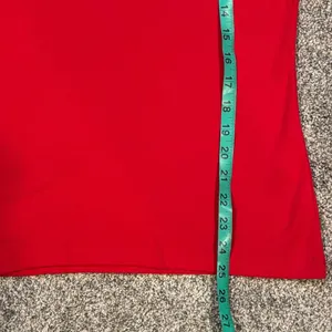 Tommy Hilfiger Women's Red Cold-Shoulder Blouse Shirt Striped thumbnail 4