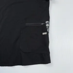 Figs Casma Technical‎ Collection Feather Black Scrub Top Rayon Women M W19SW1001 thumbnail 3
