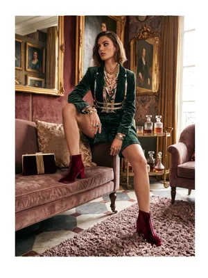 Circus by Sam Edelman new ❁ Vanessa Zipper Velvet Ankle Boot Booties ❁ Burgundy ❁ 6 thumbnail 15