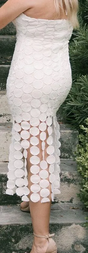 White dot maxi dress thumbnail 3
