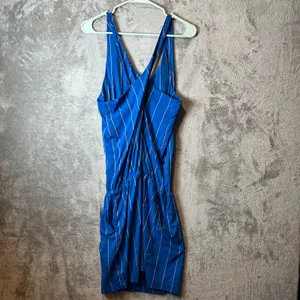 MARMOT Gretchen Sun Dress SPF 50 Size Large Blue Striped Hiking Gorpcore‎ thumbnail 3