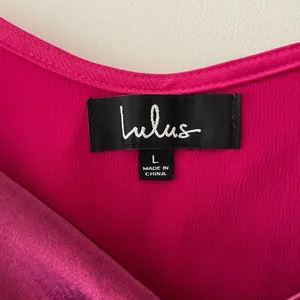 Lulus Reanna Magenta Pink Satin Surplice Tank Top‎ thumbnail 6