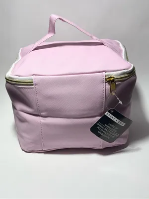 Sassy + Chic Large Pink Makeup Bag Travel Toiletry Organizer Case NWT 8x6x5 in thumbnail 7