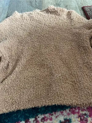 Aerie Cozy Fuzzy Cropped Sweater - Taupe thumbnail 7