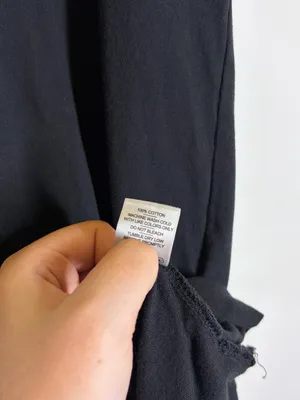 American Giant Black 100% Cotton T-shirt Midi Dress Size XS thumbnail 11