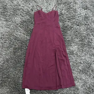 Abercrombie & Fitch Camille Midi Dress in Dark Purple, Size M​​ thumbnail 2