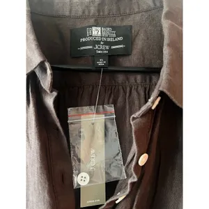 NWT J.Crew Linen New Capitaine Shirt Baird McNutt Irish Linen Oversized thumbnail 2