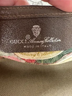 Gucci Beige GG Canvas Crescent Crossbody with Green and Red Web Strap thumbnail 4