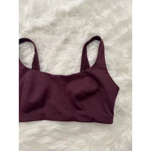 Nike Skims Matte Scoop Neck Sports Bra Currant Size Medium thumbnail 5