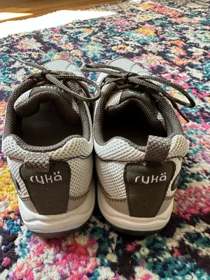 Ryka Lace Up Sneakers Womens 7.5 Gray Brown thumbnail 4