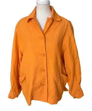 ARITZIA‎ BABATON 1-01 Orange Wool Oversized Jacket Size XXS streetwear thumbnail 1