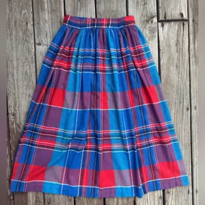 True Vintage Plaid Midi Skirt “Pendleton-Style,” Unsized (Modern 0) thumbnail 1