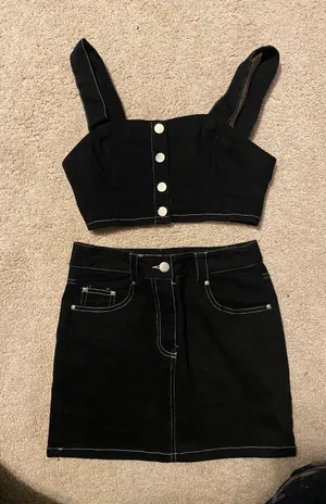 2 Piece Matching Set Black thumbnail 1