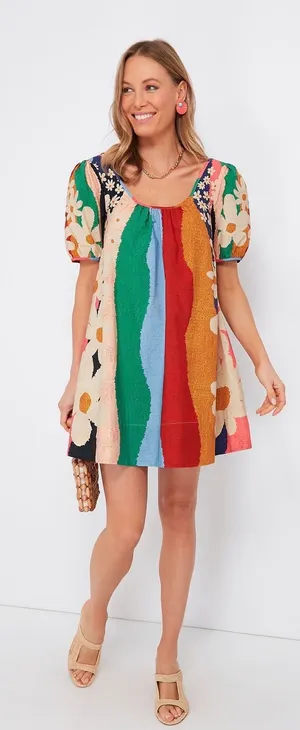 FARM Rio Super Fun Daisy Mini Dress thumbnail 1