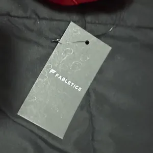 Fabletics Red Zip Travel Pouch Bag | New With Tags thumbnail 2
