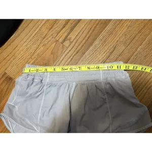 Lululemon Hotty Hot Shorts II 2" Inseam Lined Swift Size 4 White/Beige W7AHOR thumbnail 10