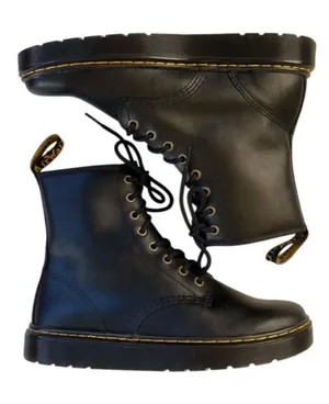 NEW Dr. Martens Leather Zavala Boots Black Size 8 thumbnail 1