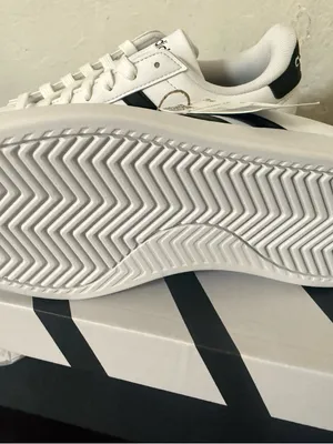 adidas White and Black Women's Athletic Sneakers thumbnail 7