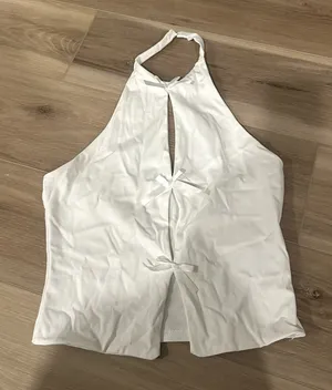 Halter top White Size M thumbnail 1