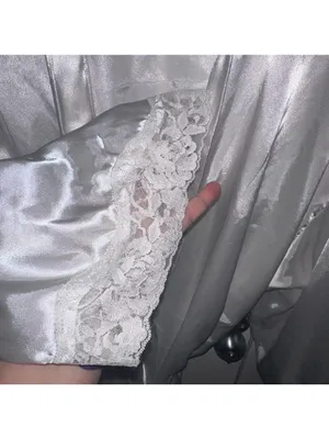 Torrid Bridal Pinup White Satin & Lace Robe thumbnail 7