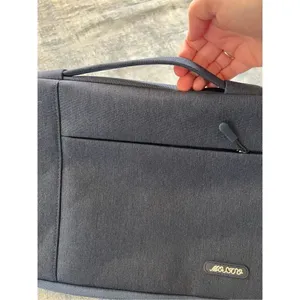 Mosiso Blue Laptop Ipad Zippered Sleeve Bag with Carry Handle thumbnail 2