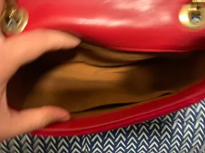 Amazon Red Velour Bag thumbnail 3