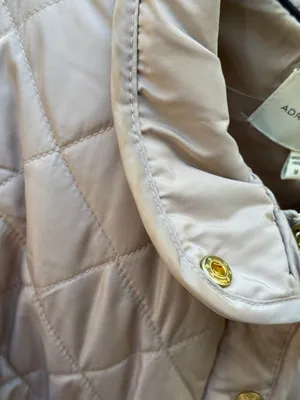 Adrienne Vittadini Quilted Vest Size M Taupe thumbnail 6