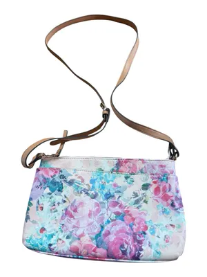 Nanette Lepore Floral Crossbody Bag Pastel Spring Purse thumbnail 1
