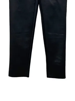 Wilfred Aritzia Melania Faux Leather Pants Black Size 4 Minimalist Classic Sexy thumbnail 10