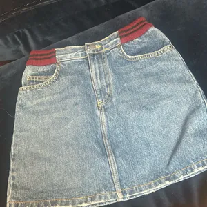 Carmar LF Blue‎ Denim Mini Skirt W/ Stretchy Waist Band thumbnail 1