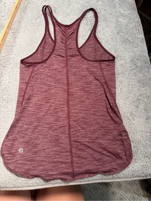Lululemon Marled Wine Racerback Tank Top thumbnail 4