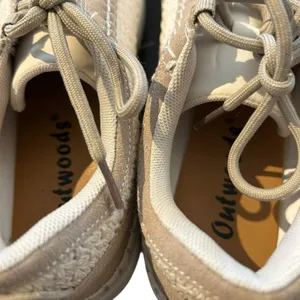 Outwoods Shauna-2 Fashion Sneakers Shoes Women SZ 8 Beige Crochet Sides Artsy thumbnail 8