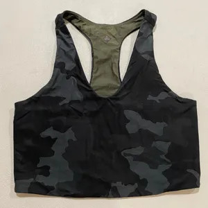 prAna Momento Reversible Camo Crop Top XS/S Racerback Yoga Activewear thumbnail 3