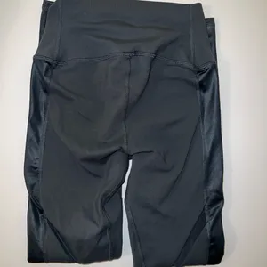 Alo Leggings Pants Womens Xtra Small XS Gray Pull On Skinny RN# 87370 Mesh thumbnail 3