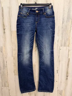 Wrangler Women’s Bootcut Jeans 5x34 Dark Wash Stretch Western Y2K thumbnail 3