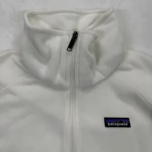 Patagonia Fleece Jacket Full Zip Bud Light White‎ Outdoors Women's M thumbnail 4