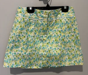 Lilly Pulitzer Vintage White Label Floral Tulip Skort - Size 4 thumbnail 1