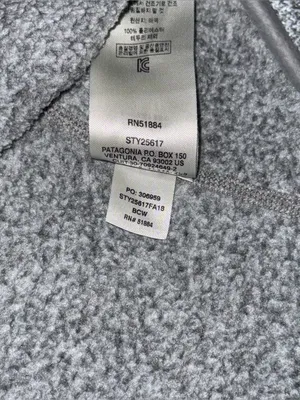 Patagonia Women’s Better Sweater 1/4 Zip Fleece Pullover Birch White Gray Medium thumbnail 11