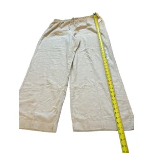 GAP NEW Pull On Wide Leg Linen Blend Pants Womens Size XL Beige thumbnail 10