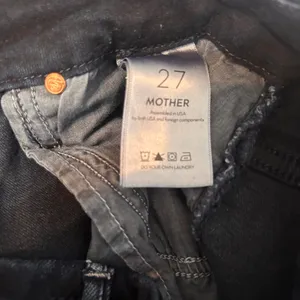 Mother The Pixie Ankle Fray Jeans Holding Hands Dark Wash Button Fly Size 27 thumbnail 10