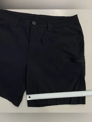 Eddie Bauer Women’s Black Hiking Trail Shorts 10 Nylon Zip Pocket Outdoor thumbnail 8