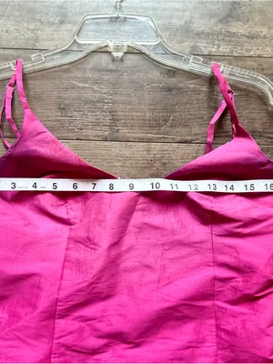 Lulu's Fuchsia Pink iridescent Mini Dress medium thumbnail 6