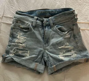 Light Wash American Eagle Denim Shorts thumbnail 1