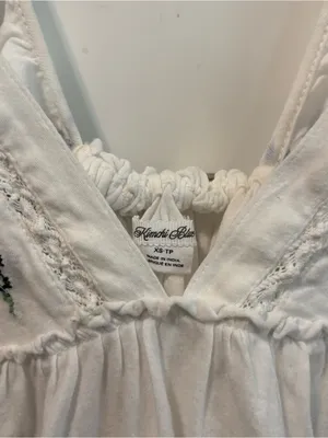 Urban Outfitters Kimchi Blue Floral Embroidered Tank thumbnail 3
