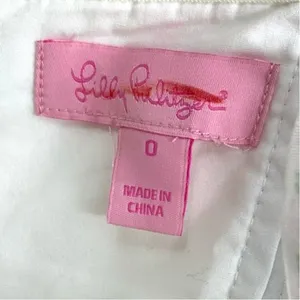 Lilly Pulitzer | Size 0 | Bowen White Pink Floral Trellis Print Strapless Dress thumbnail 3