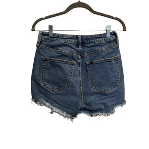FREE PEOPLE We The Free Crvy Vintage High Rise Shorts‎ Size 28 Button Fly thumbnail 2